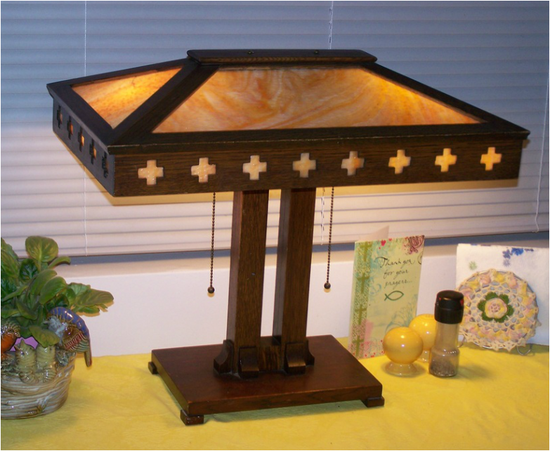 arts and crafts table lamps